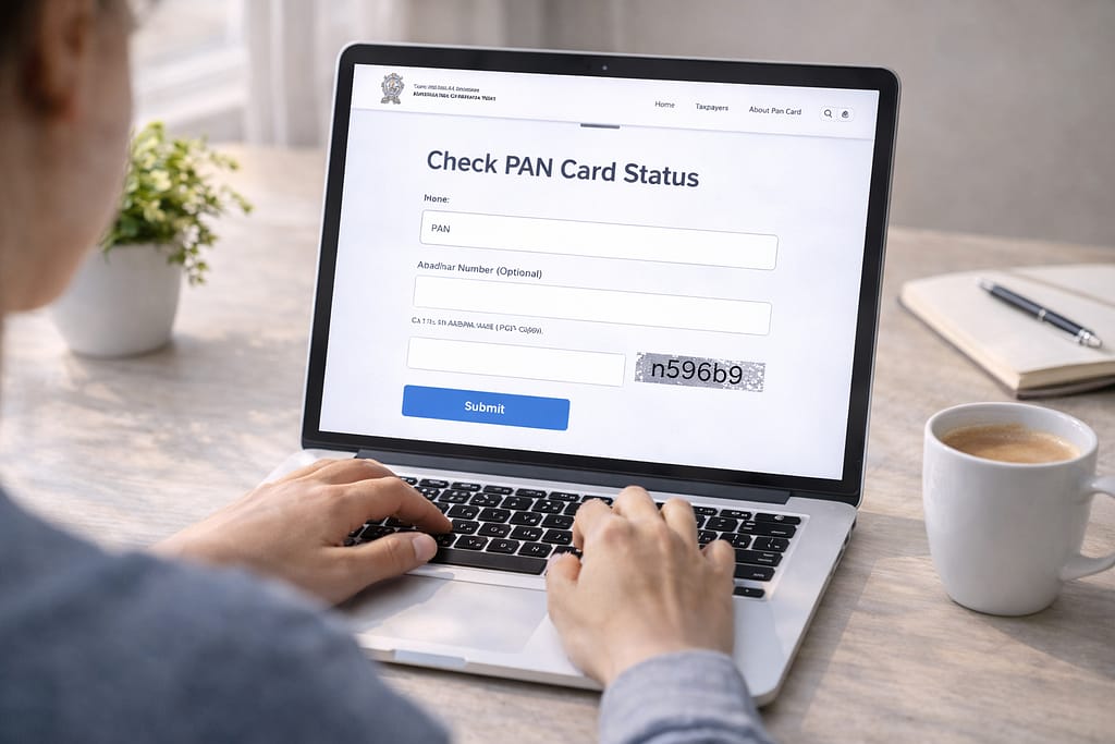 track pan card status online