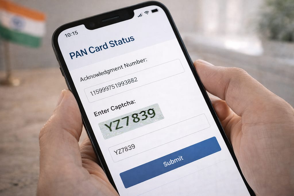track pan card status online