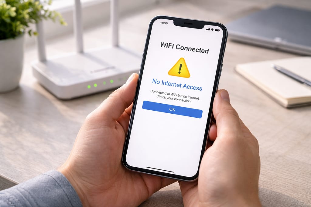 wifi connected no internet fix