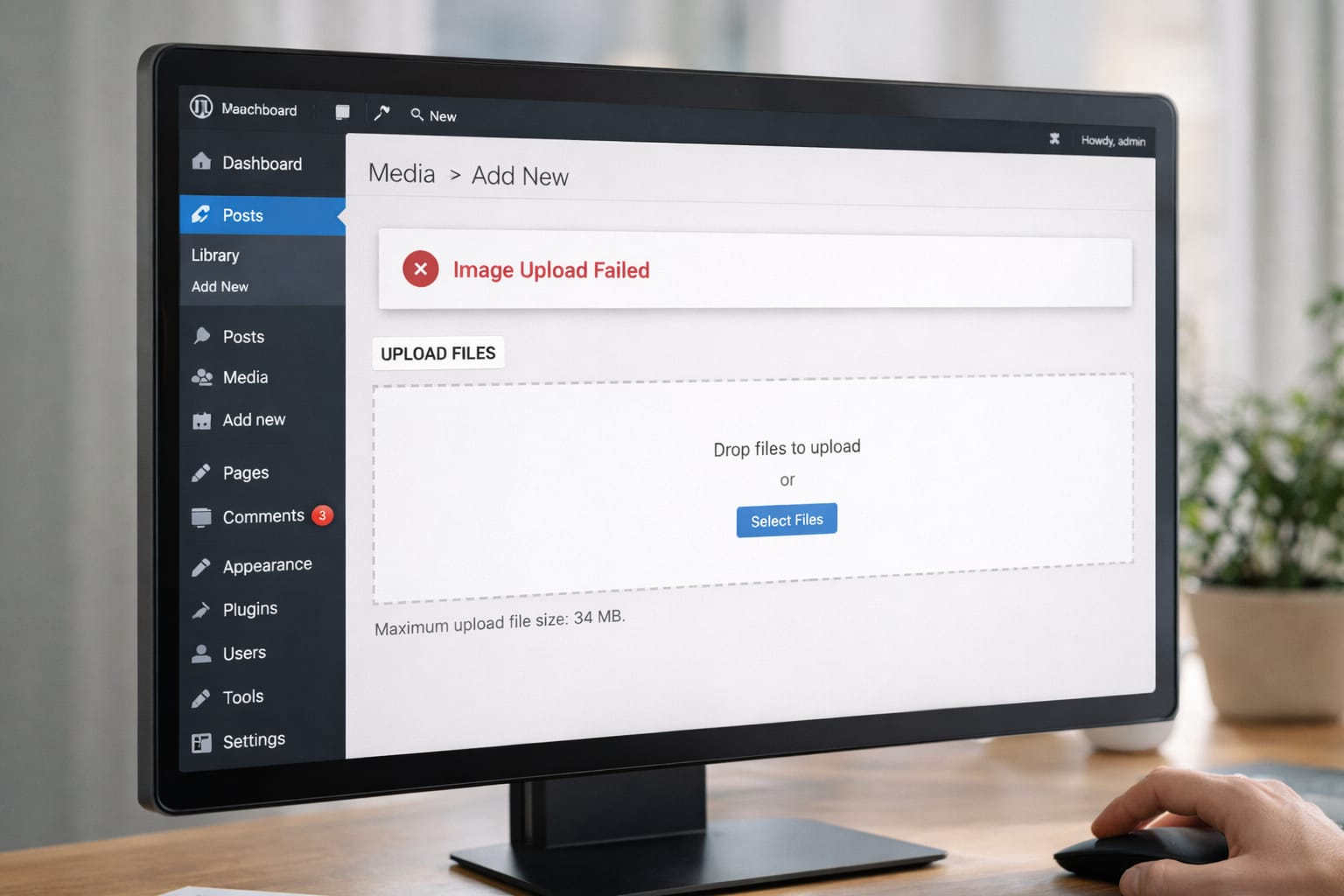 Why Does the WordPress Image Upload Failed Error Happen